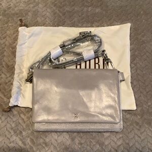 HOBO Winn Belt Bag Light Gray NWT Leather
